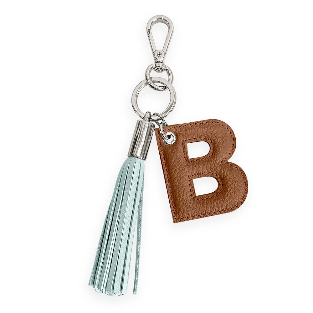 Chaveiro de Couro Personalizado com Inicial | Bia
