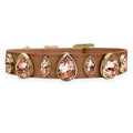 Camel com Nude e pedras Padparadscha