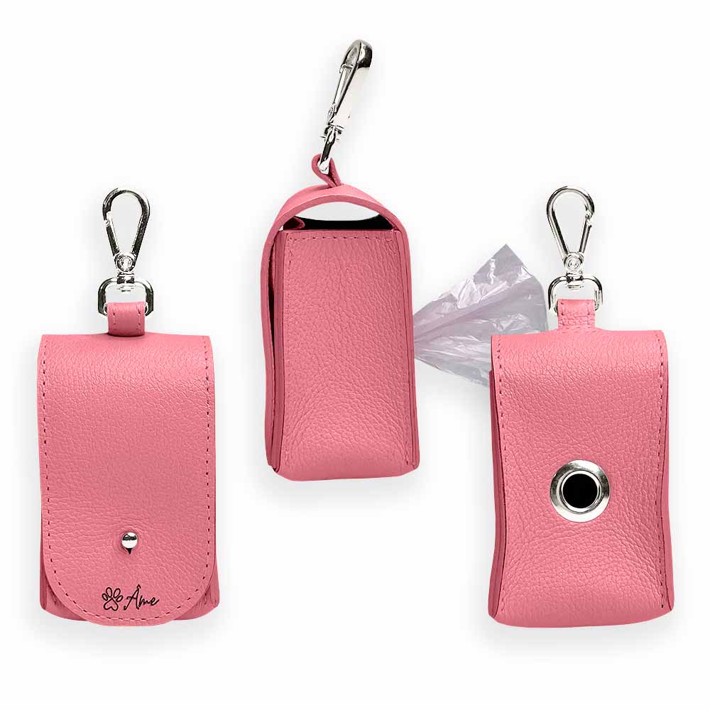 Porta Saquinhos Higiênicos de Couro para Cachorro