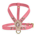 Chiclete com Rosa Bebê e pedras Light Rose