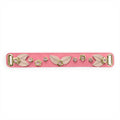 Chiclete com Rosa Bebê e pedras Vintage Rose