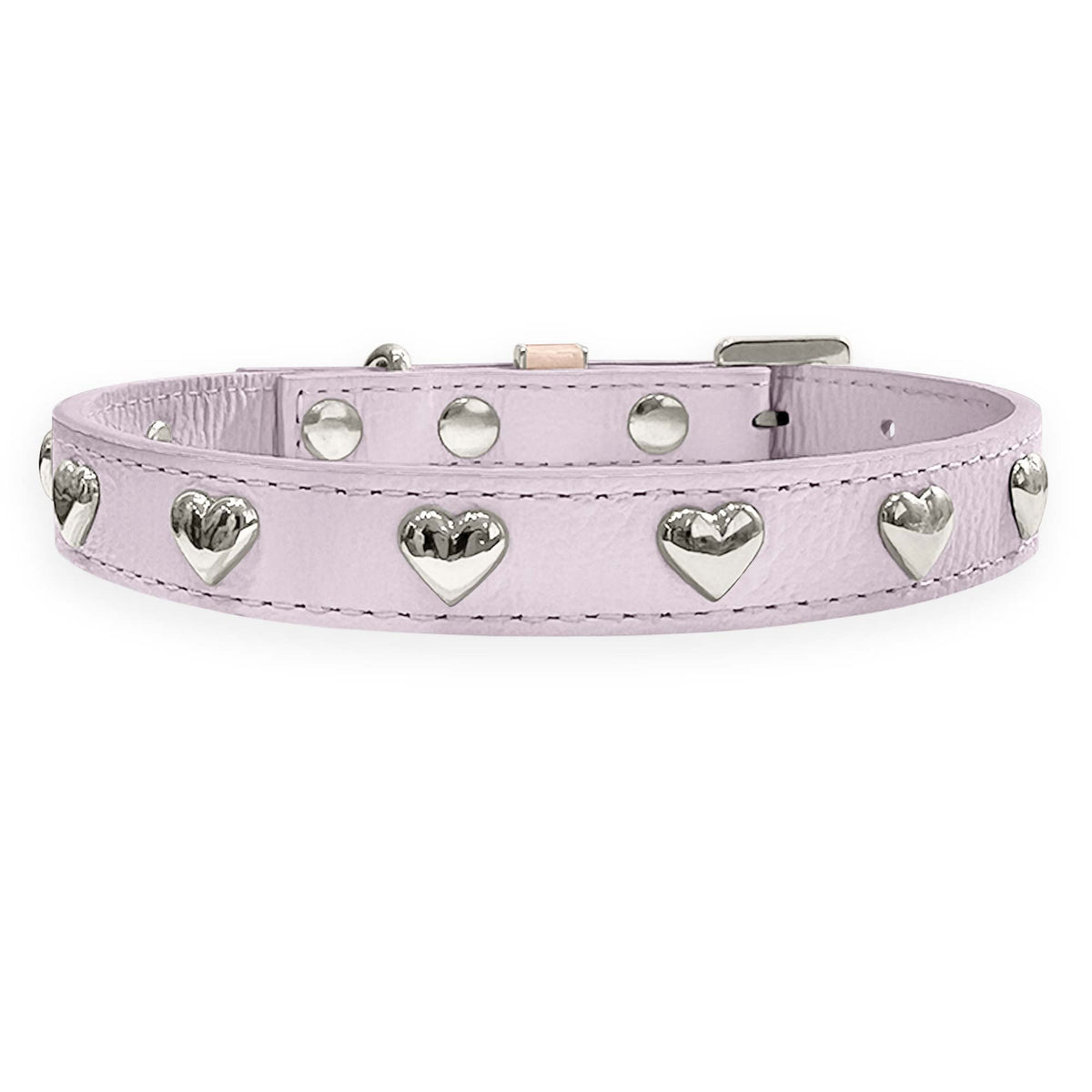 Coleira Personalizada para Cachorro com Corações | Stella