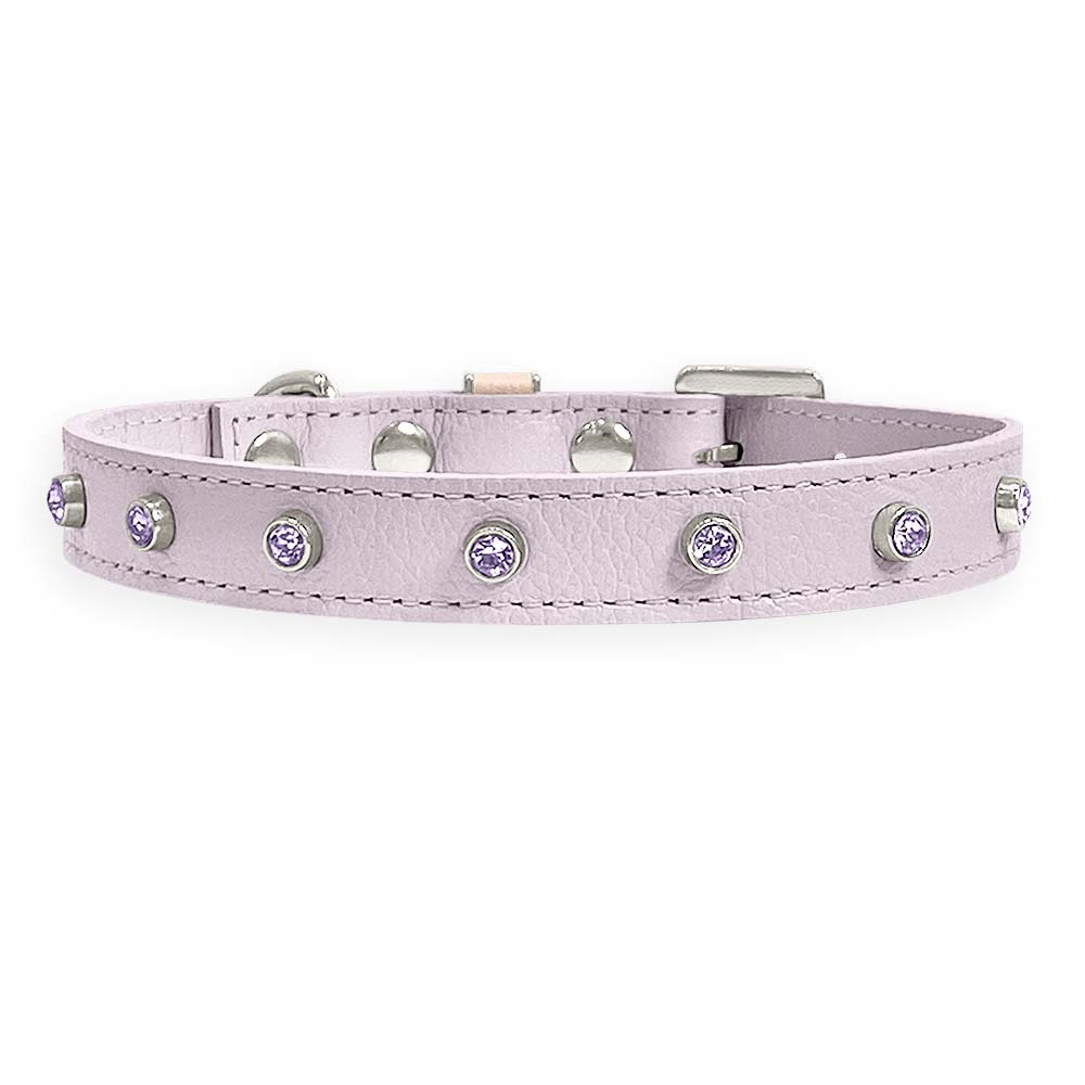 Coleira Personalizada para Cachorro com Strass | Alice