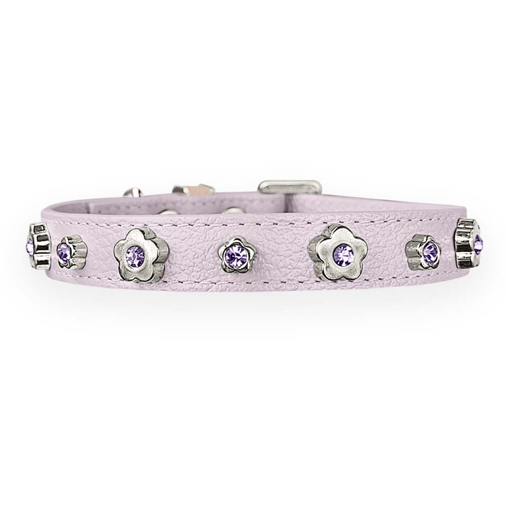 Coleira Personalizada para Cachorro com Flor | Kylie