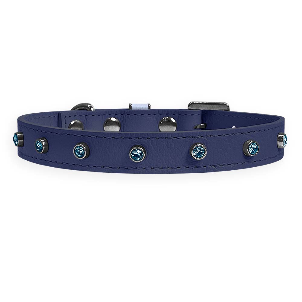 Coleira Personalizada para Cachorro com Strass | Alice