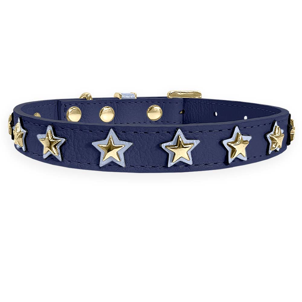 Coleira Personalizada para Cachorro com Estrelas | Órion