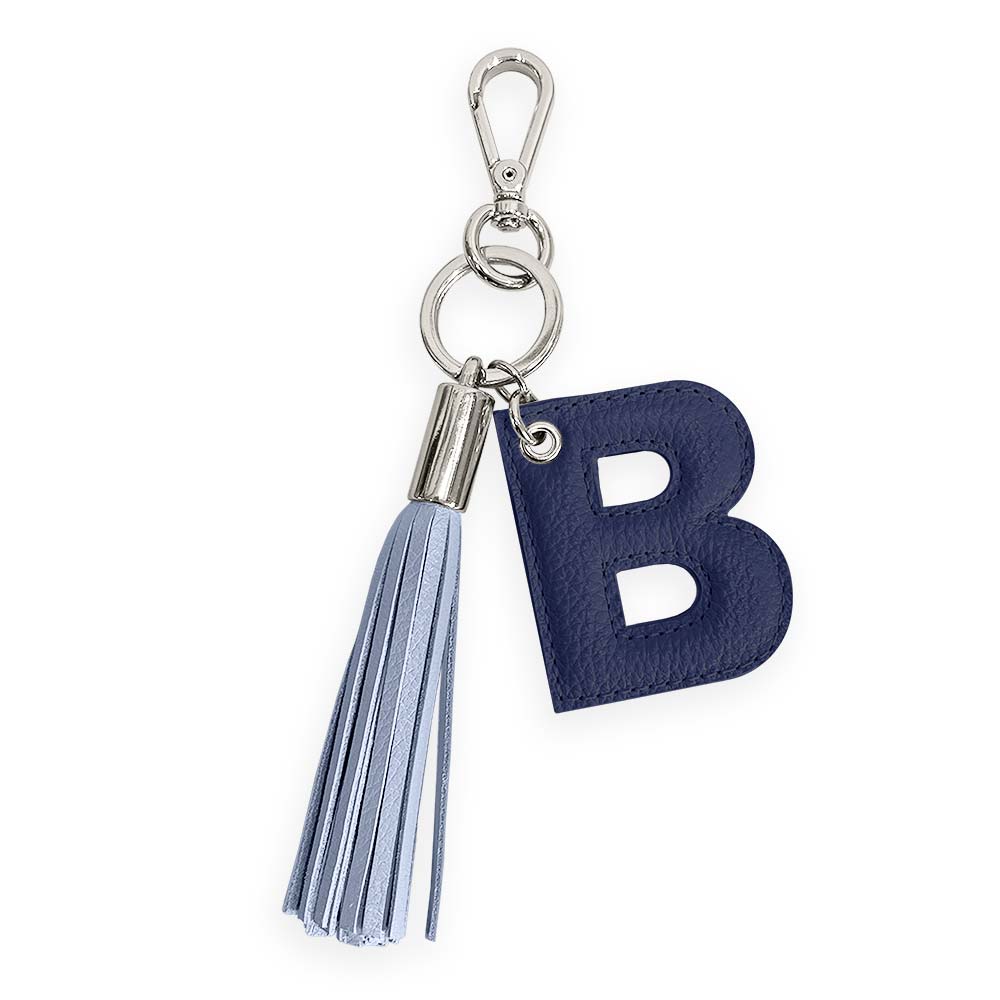 Chaveiro de Couro Personalizado com Inicial | Bia