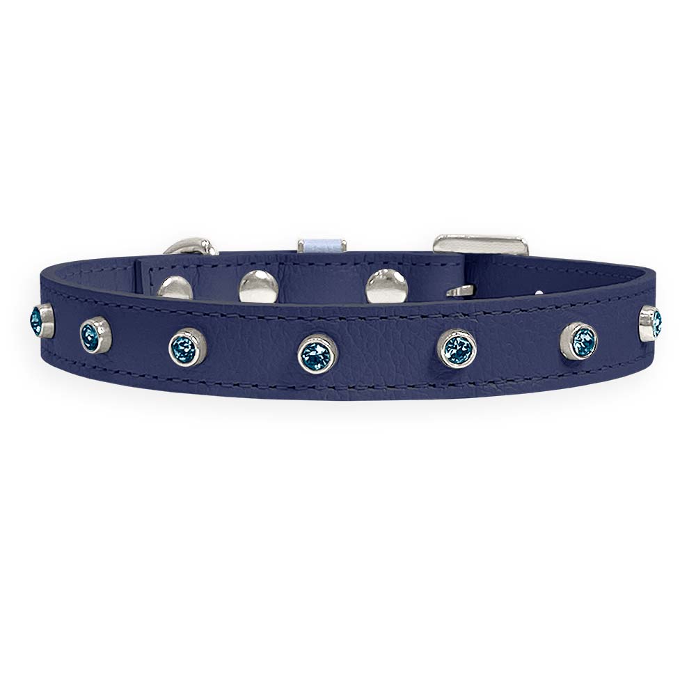 Coleira Personalizada para Cachorro com Strass | Alice