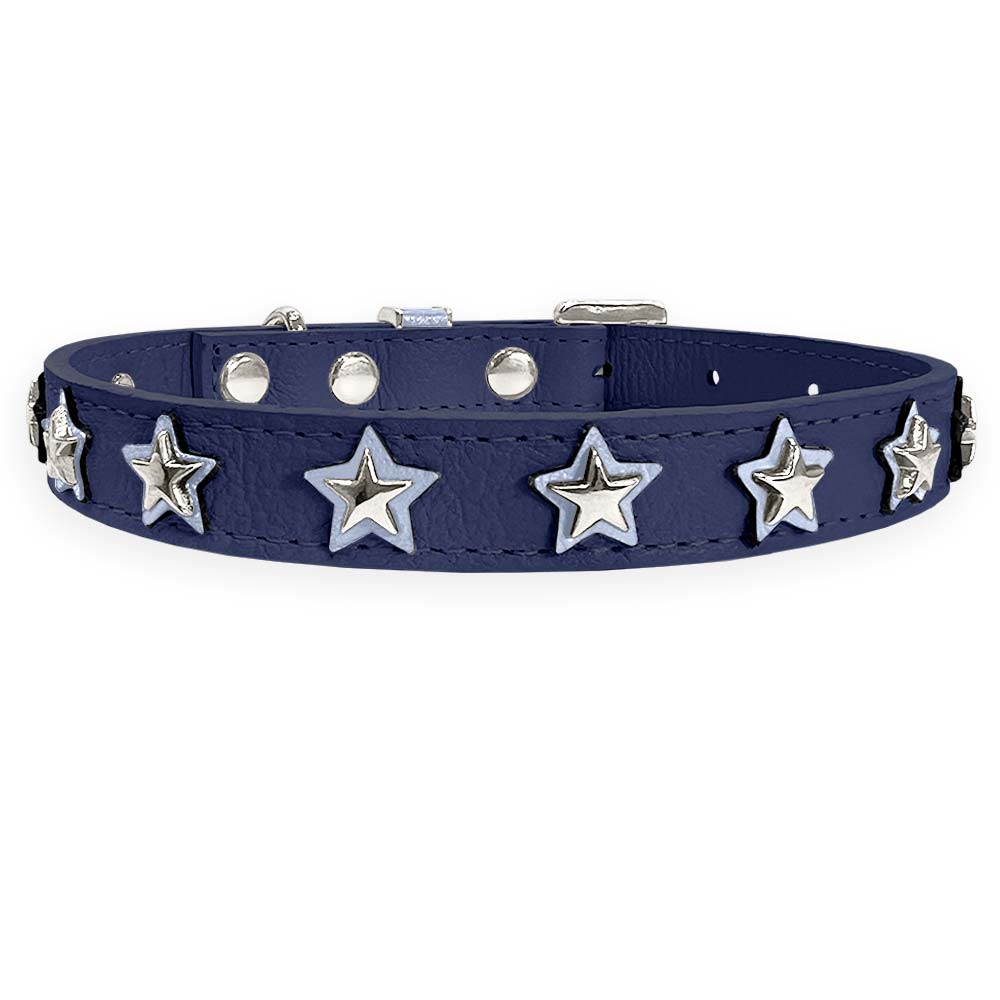 Coleira Personalizada para Cachorro com Estrelas | Órion