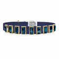 Marinho e pedras Denim Blue