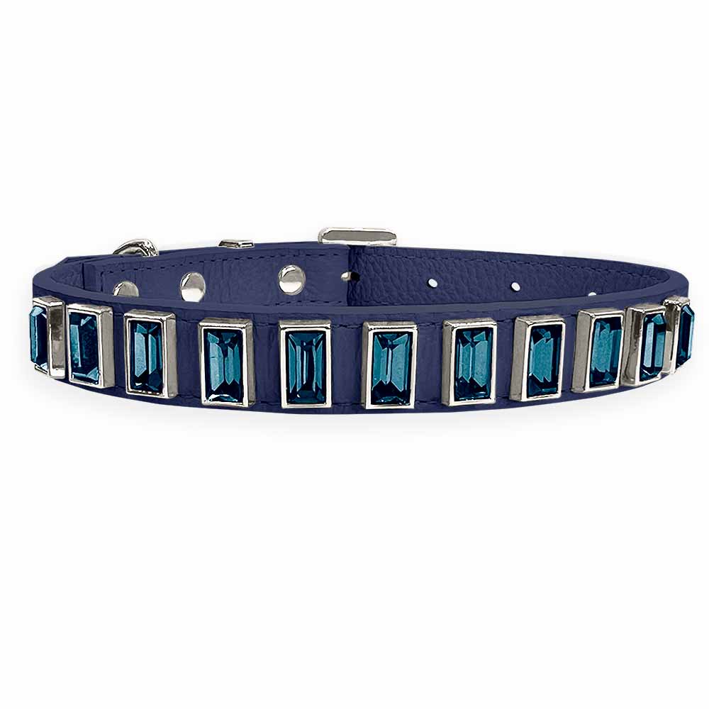 Coleira Personalizada para Cachorro com Strass | Ivy