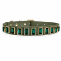 Militar com Off White e pedras Emerald