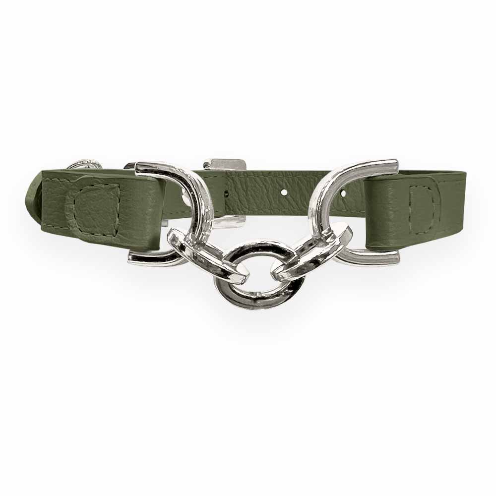 Coleira Personalizada para Cachorro com Corrente | Julie