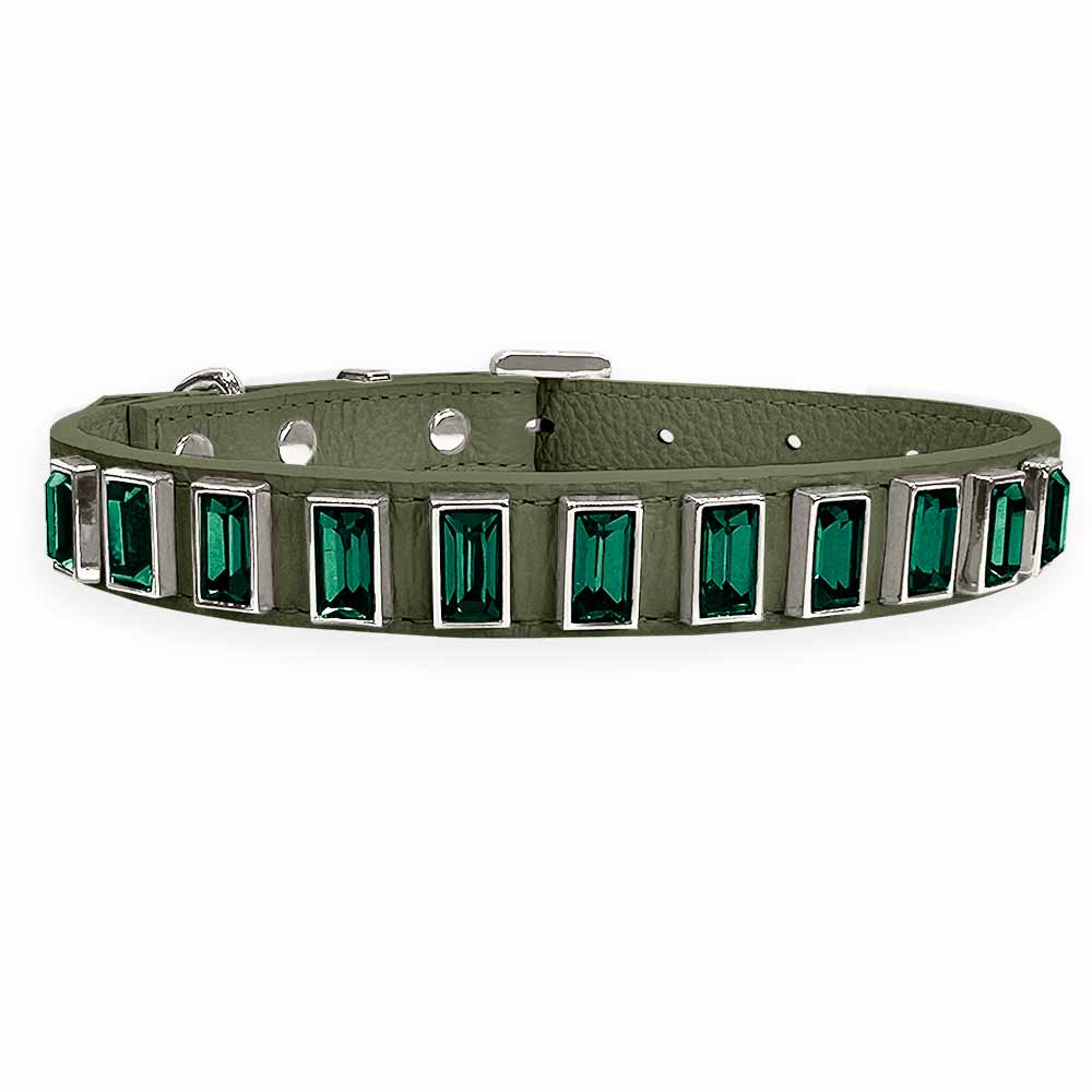 Coleira Personalizada para Cachorro com Strass | Ivy