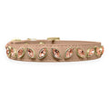 Nude com Off White e pedras Padparadscha
