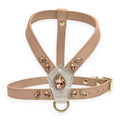 Nude com Off White e pedras Padparadscha