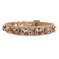 Nude com Off White e pedras Padparadscha