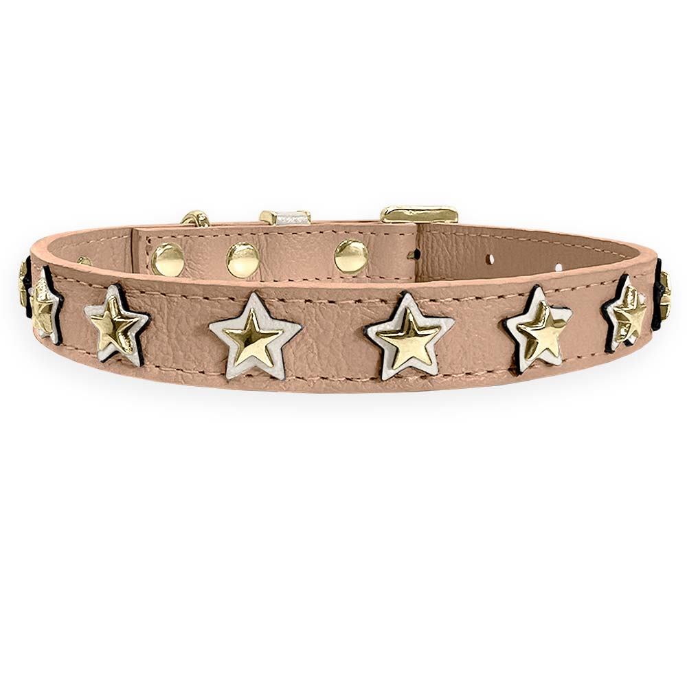 Coleira Personalizada para Cachorro com Estrelas | Órion