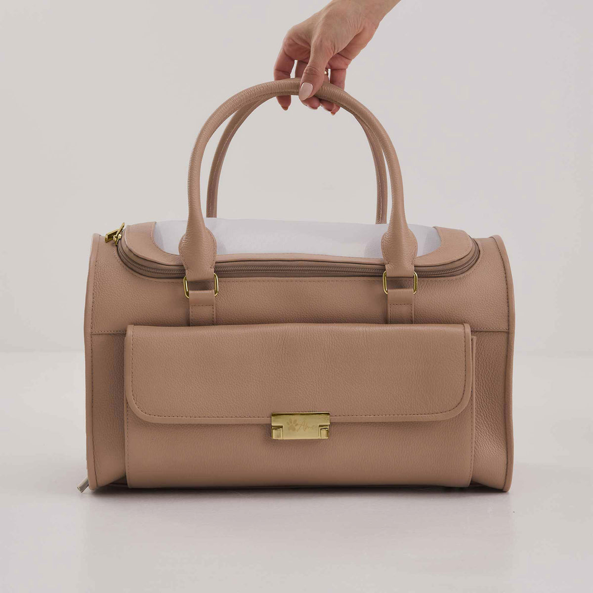 Bolsa de Transporte Pet em Couro | Ollie