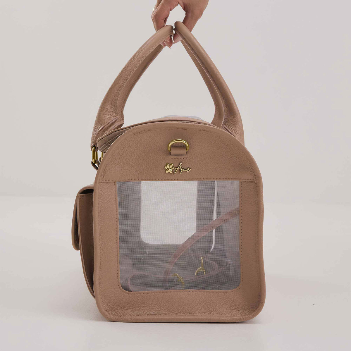 Bolsa de Transporte Pet em Couro | Ollie