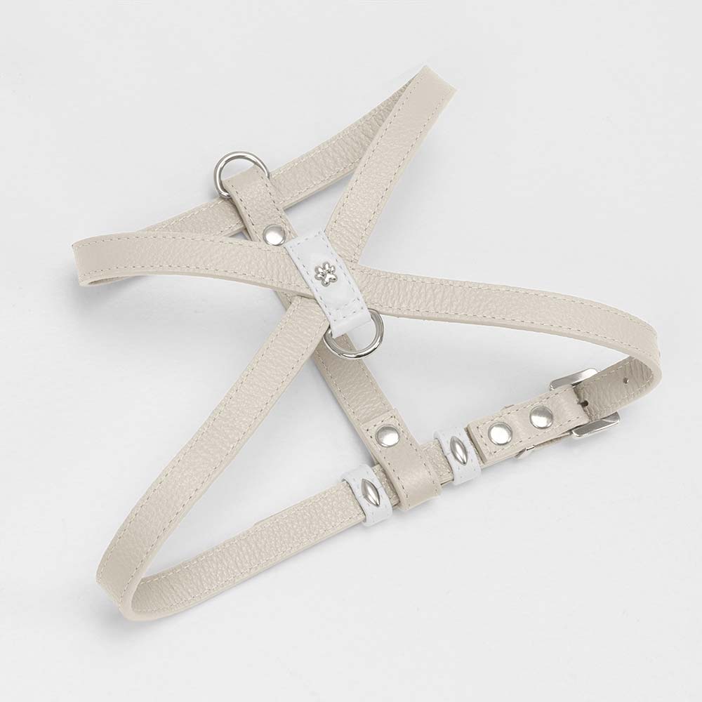 Peitoral para Cachorro em Couro Legítimo | Amélia