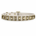 Off White com Branco e pedras Golden Shadow