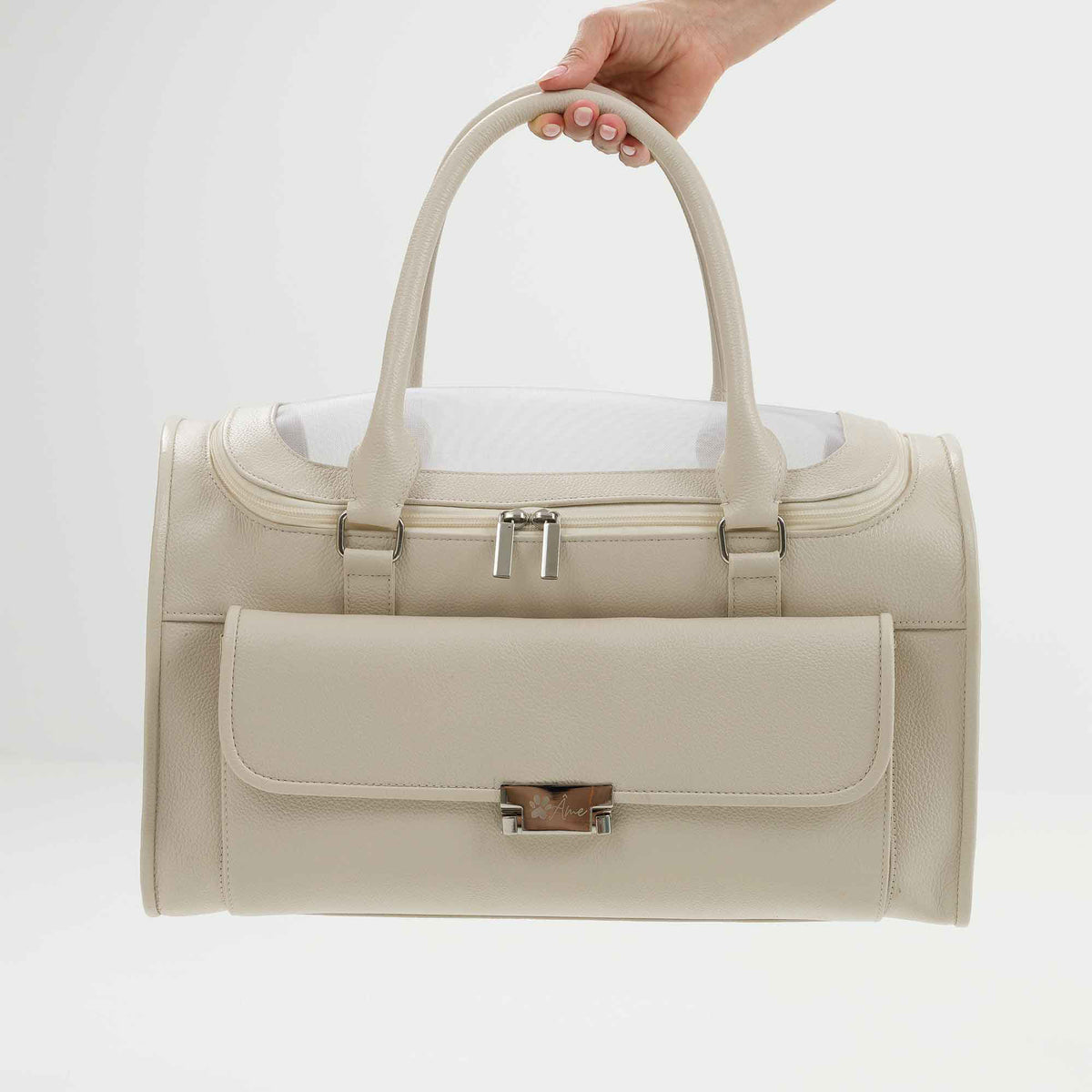 Bolsa de Transporte Pet em Couro | Ollie