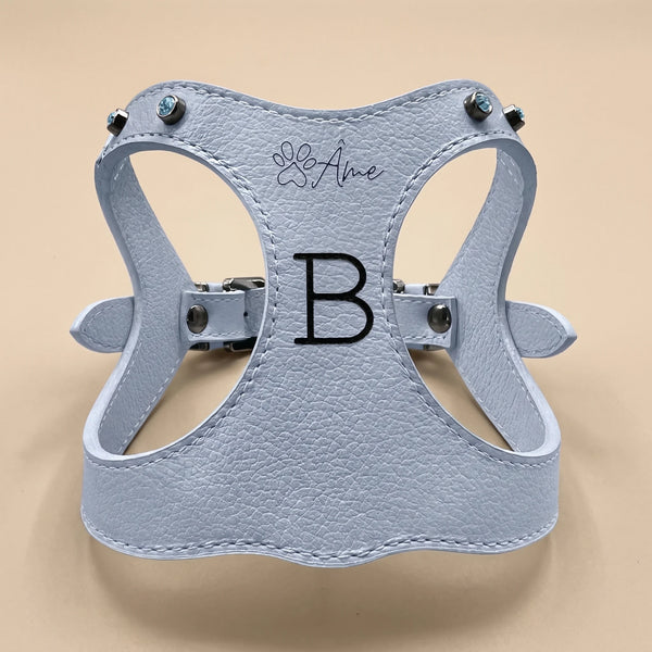 Peitoral de Couro para Cachorro Personalizado | Brownie