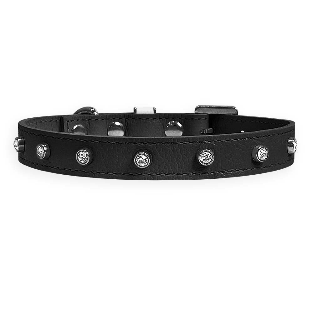 Coleira Personalizada para Cachorro com Strass | Alice