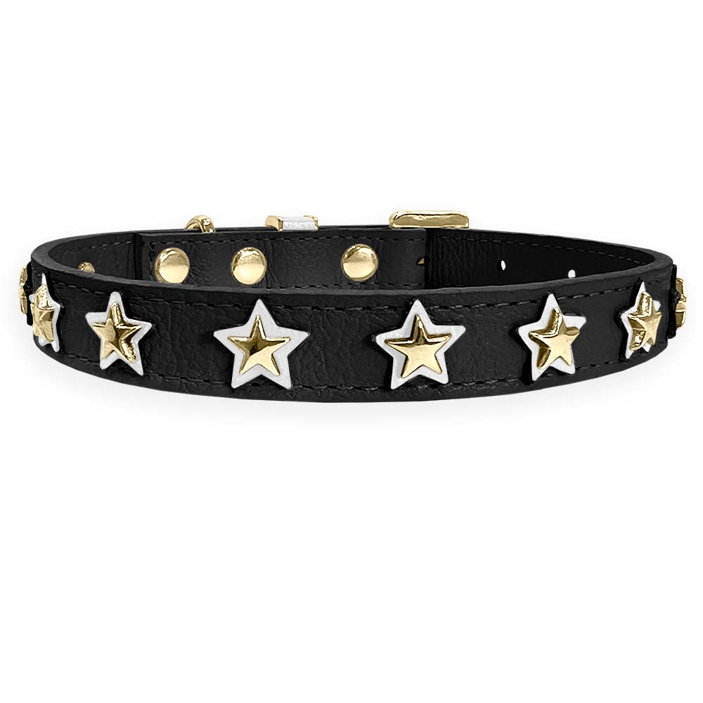 Coleira Personalizada para Cachorro com Estrelas | Órion