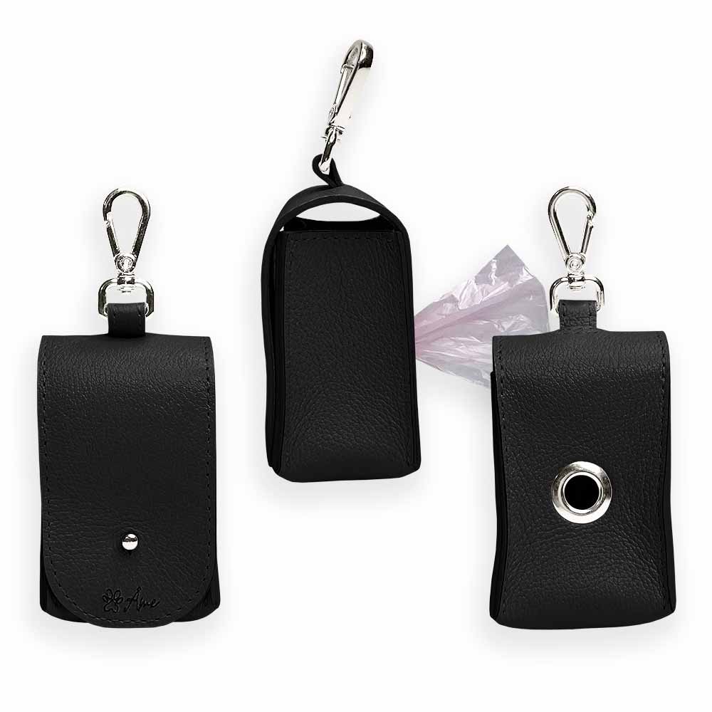 Porta Saquinhos Higiênicos de Couro para Cachorro