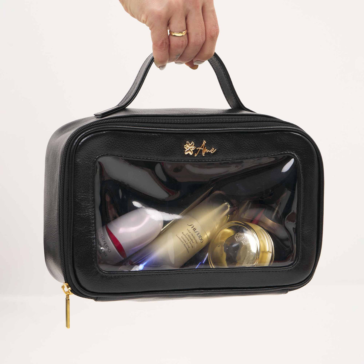 Necessaire de Couro Legítimo com Visor | Artesanal