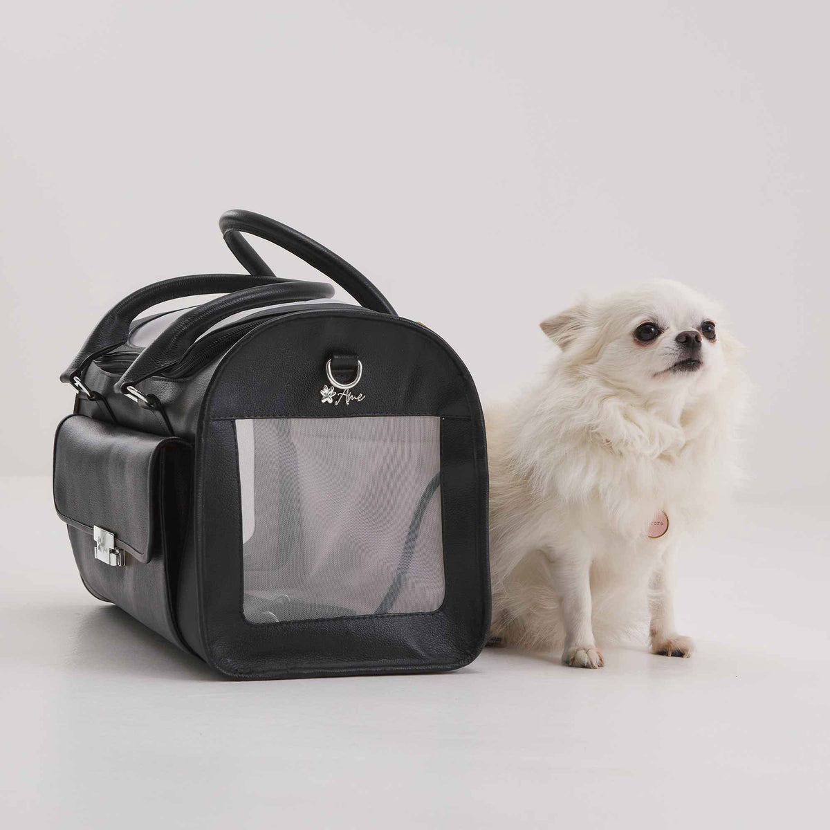 Bolsa de Transporte Pet em Couro | Ollie