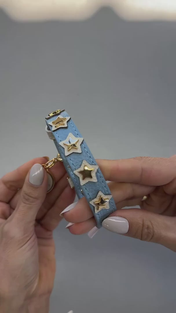 Coleira Personalizada para Cachorro com Estrelas | Órion