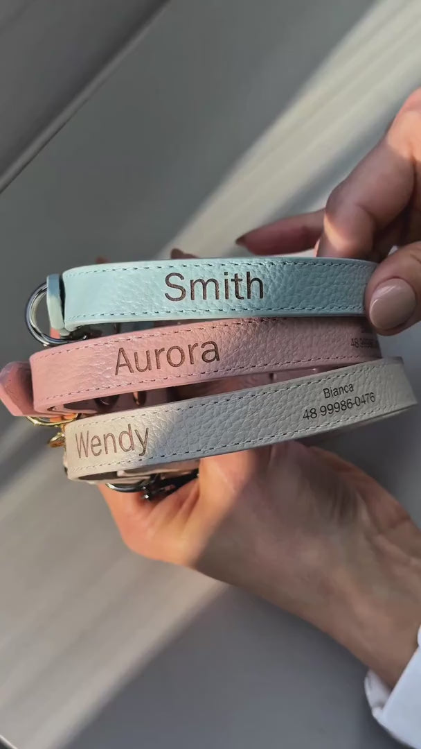 Coleira Personalizada para Cachorro com Nome | Escrita