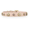 Rosa Bebê com Off White e pedras Vintage Rose