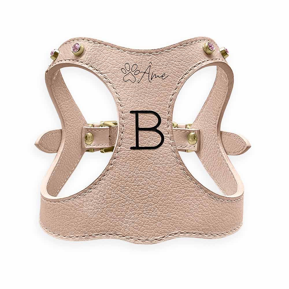 Peitoral de Couro para Cachorro Personalizado | Brownie