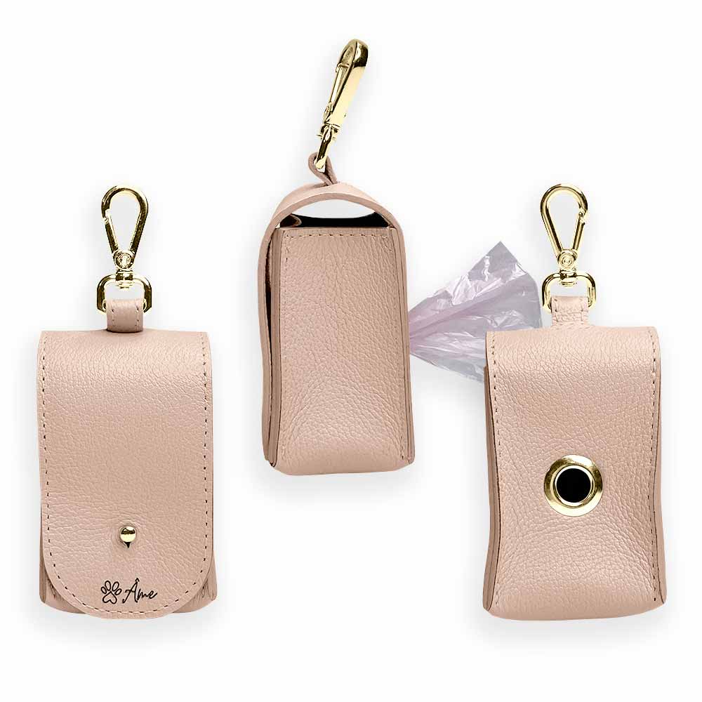 Porta Saquinhos Higiênicos de Couro para Cachorro