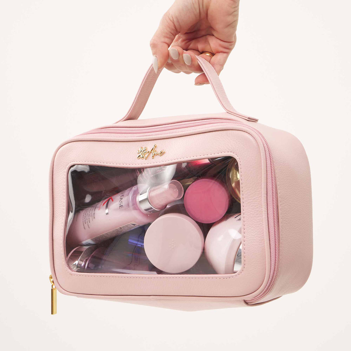 Necessaire de Couro Legítimo com Visor | Artesanal