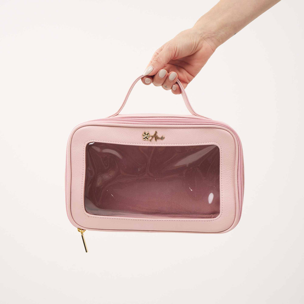 Necessaire de Couro Legítimo com Visor | Artesanal
