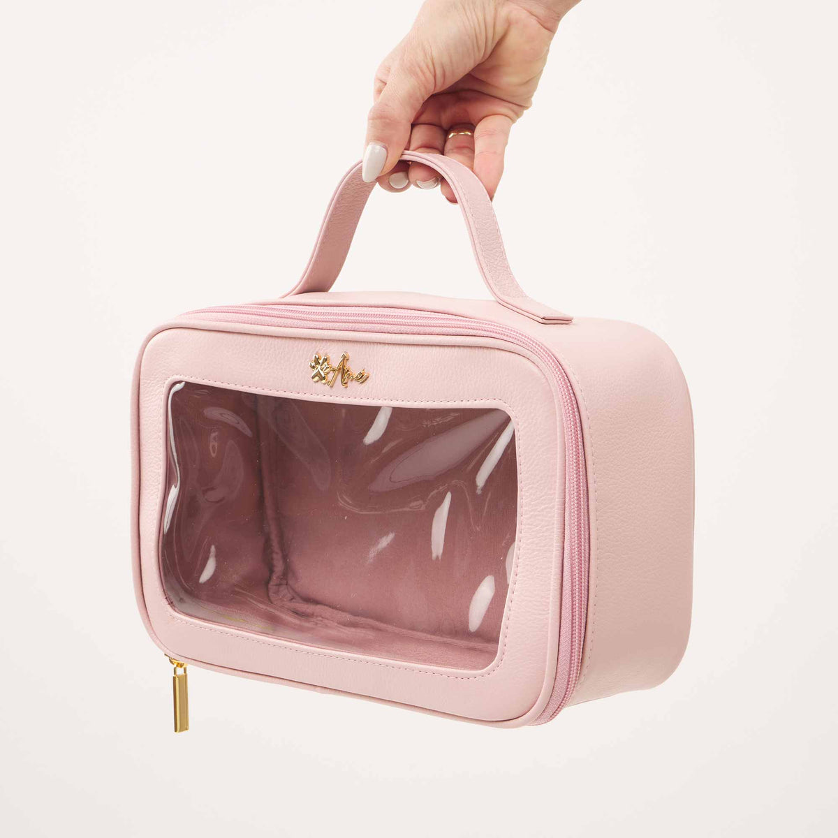 Necessaire de Couro Legítimo com Visor | Artesanal
