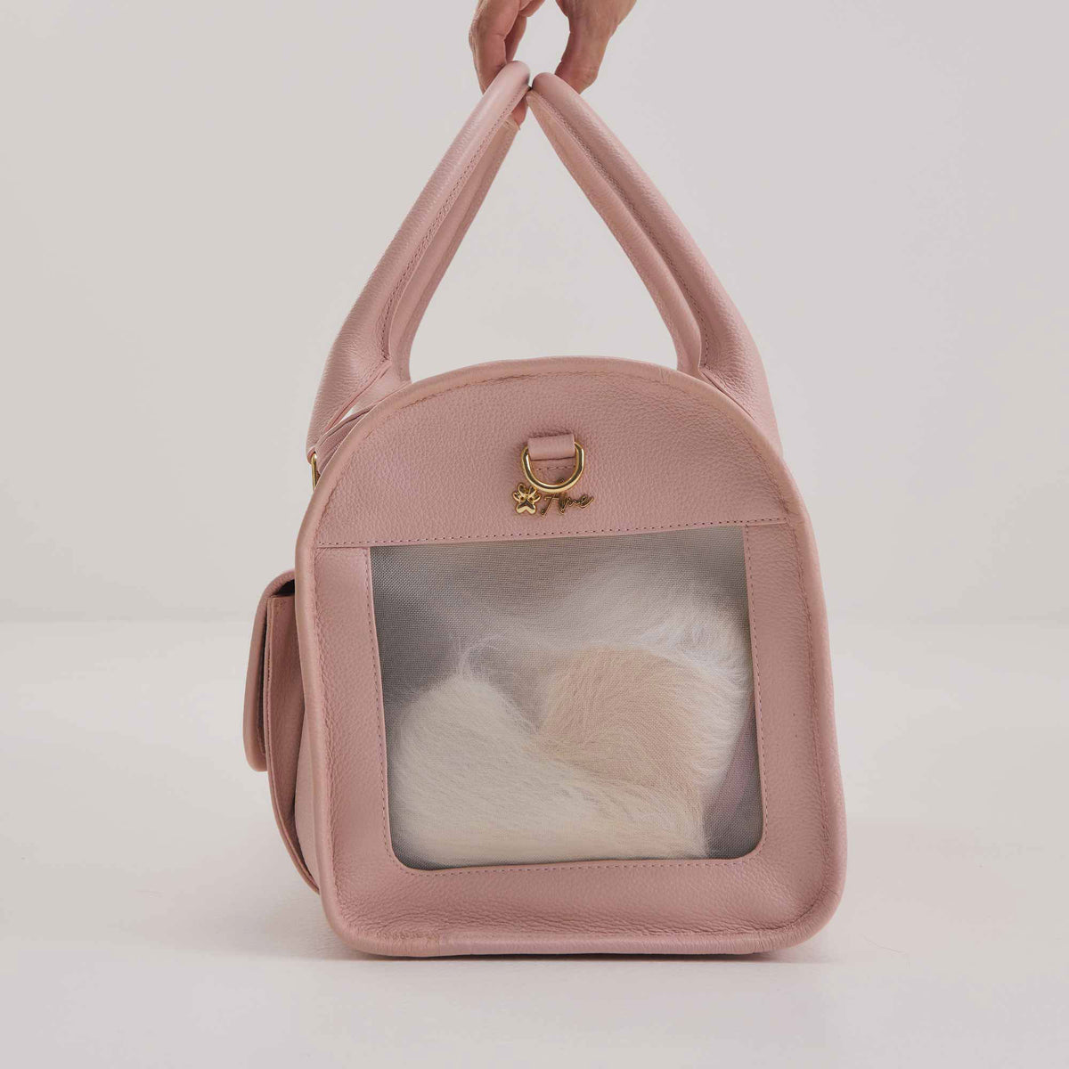 Bolsa de Transporte Pet em Couro | Ollie