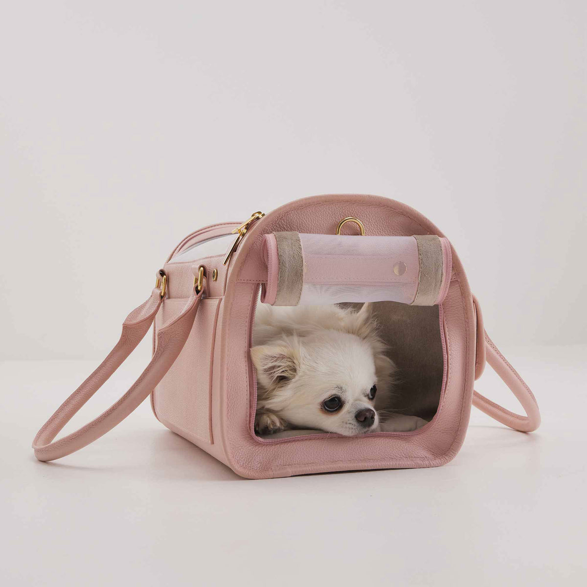 Bolsa de Transporte Pet em Couro | Ollie