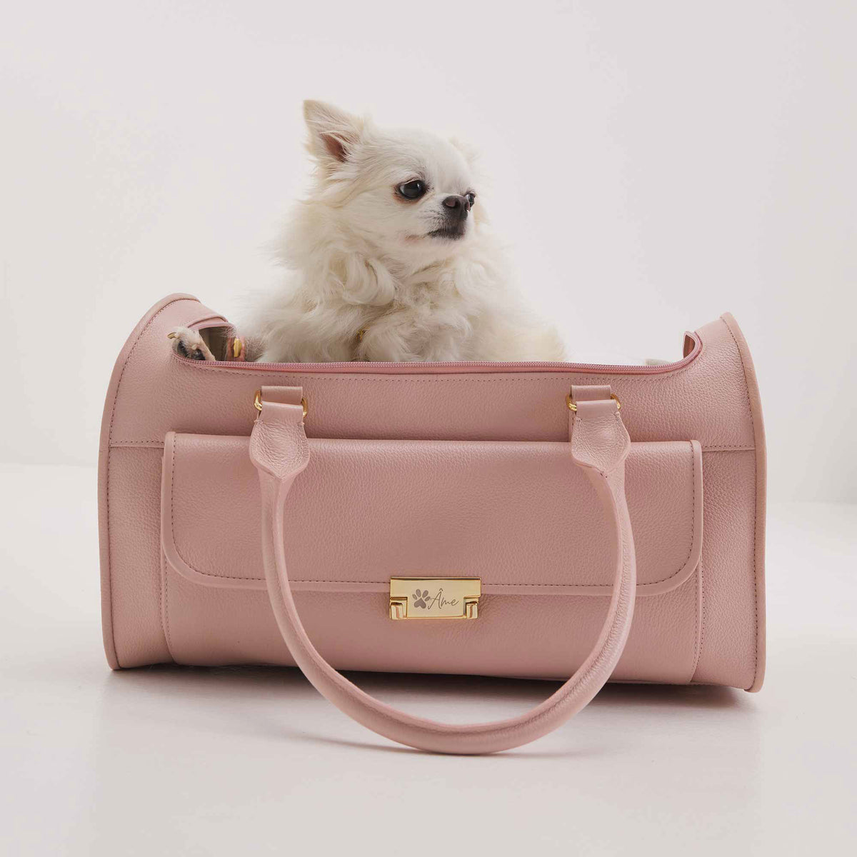 Bolsa de Transporte Pet em Couro | Ollie