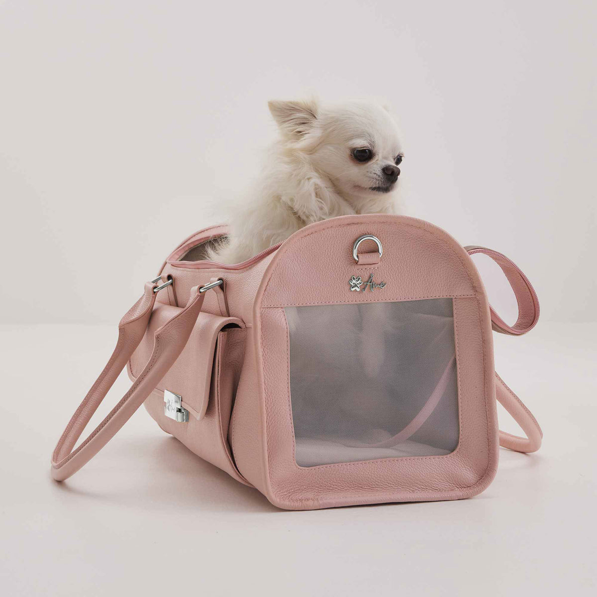 Bolsa de Transporte Pet em Couro | Ollie