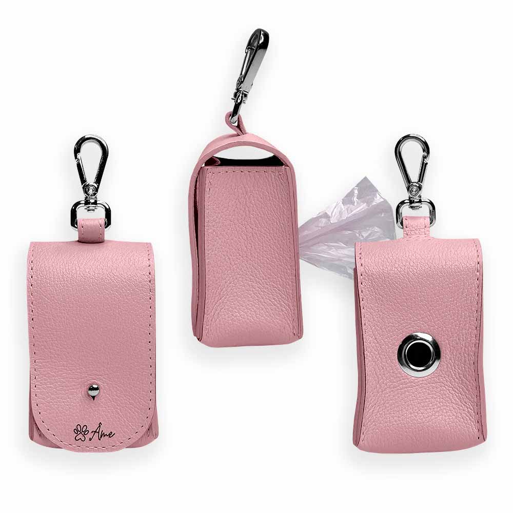 Porta Saquinhos Higiênicos de Couro para Cachorro