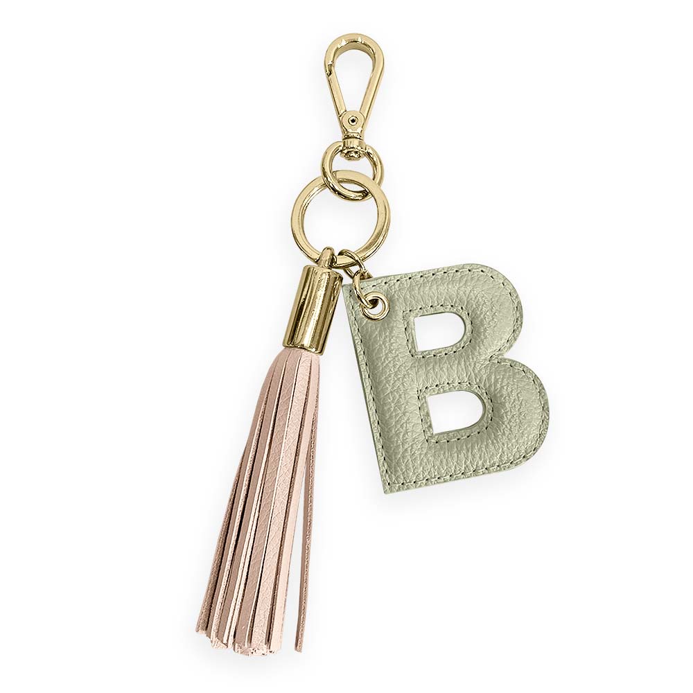 Chaveiro de Couro Personalizado com Inicial | Bia