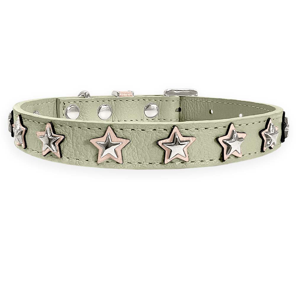Coleira Personalizada para Cachorro com Estrelas | Órion