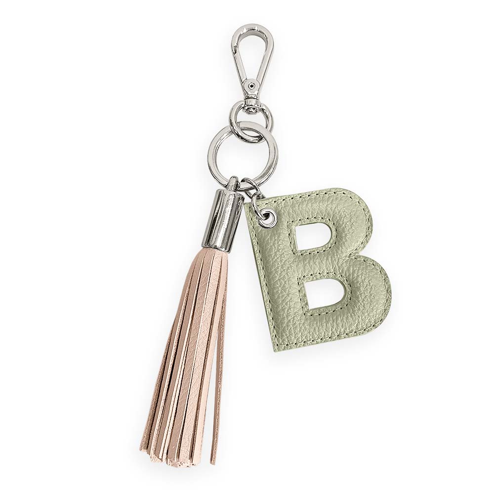 Chaveiro de Couro Personalizado com Inicial | Bia